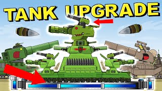 Monster Tank Upgrade  Cartoons about tanks [upl. by Strickler998]