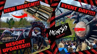 Riding Nemesis Reborn When Alton Towers is CLOSED  Resort Updates  New Merch  April 2024 [upl. by Neehar108]