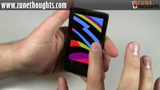 UNBOXING Zune HD 16 GB black [upl. by Nanreit]