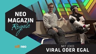 Viral oder egal Joko Winterscheidt  NEO MAGAZIN ROYALE mit Jan Böhmermann  ZDFneo [upl. by Otsenre]