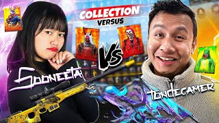 Sooneeta Vs Tonde Gamer The End Collection Battle 😜Free Fire Max [upl. by Eelirak]