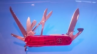 Victorinox Huntsman Lite Plus red transparent  Swiss Army Knife [upl. by Theodor]