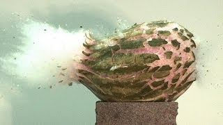 Aimed Research  Cutting Edge Bullets  Terminal Effects On Watermelon 22000fps [upl. by Jempty]