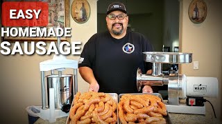 How To Make Sausage For Beginners  Easy Homemade Sausage [upl. by Xanthe]