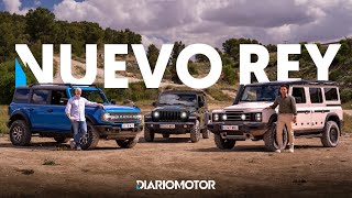 INEOS Grenadier vs Ford Bronco vs Jeep Wrangler  Comparativa 4x4 ¡a fondo  Diariomotor [upl. by Ainolloppa]