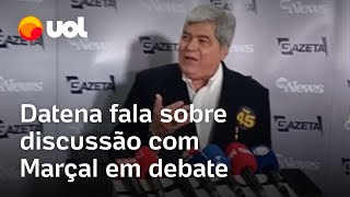 Datena fala de discussão com Marçal Ele ameaça a democracia moldou o debate em show de horror [upl. by Onitsirc49]