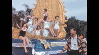 Tampa Gasparilla Pirate Festival 1959 archive footage [upl. by Elyad]