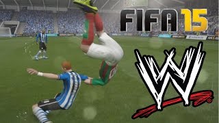 FIFA 15 Fails  With WWE Commentary 10 [upl. by Ydnac]