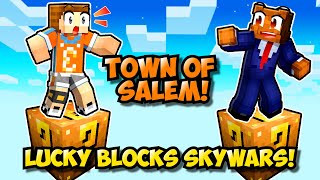 Accusing My Friends In Town Of Salem Lucky Block Skywars [upl. by Spears683]