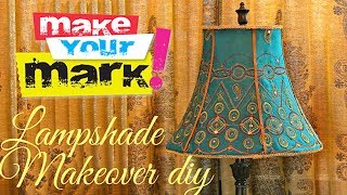 How to Fancy Lampshade Makeover DIY [upl. by Ateikan]