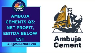 Ambuja Cements Q3FY24 Results Net Profit Jumps By 392 Whereas Revenue Perks Up By 75 [upl. by Politi]