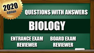 Entrance Exam Reviewer 2020  Common Questions with Answer in Biology and Science  PART 1 [upl. by Goulet]