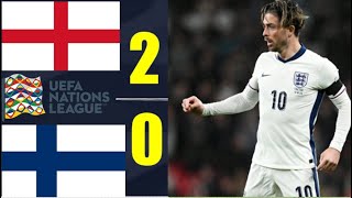 Angleterre  Finlande 20 Résumé  Ligue des Nations de lUEFA 2024 [upl. by Tavi]