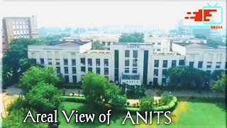 Areal View Of ANITS College Visakhapatnam [upl. by Pressman]