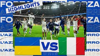 Highlights UcrainaItalia 00  Qualificazioni EURO 2024 [upl. by Rigby809]