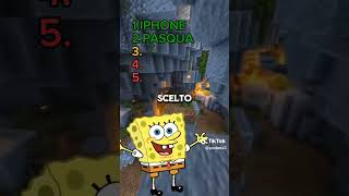 NON dire la mia stessa cosa tiktok shortsyoutube inganno spongebob minecraftshorts parte3 [upl. by Ahsenek517]