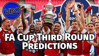 FA Cup 2021  Third Round  Predictions  All 32 Games Covered [upl. by Sev880]