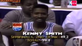 Kenny Smith  1990 NBA Slam Dunk Contest RunnerUp [upl. by Edaj31]