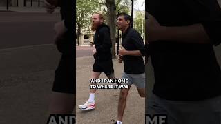 Rishi runs to Buckingham Palace with Hardest Geezer [upl. by Ilhsa]