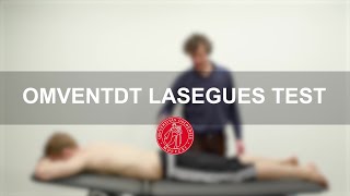 Omvendt lasegues test [upl. by Dione]