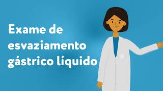 Preparo para Cintilografia exame de esvaziamento gástrico líquido [upl. by Iruam]