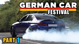 LUNATICS Cause Mayhem Leaving GERMAN CAR FESTIVAL 2023 [upl. by Komara]