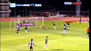 Levadiakos  PAOK 43 2242012 Highlights [upl. by Ingram654]