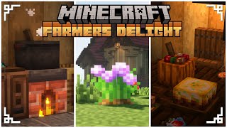 Minecraft Farmers Delight Mod Showcase  A Huge Expansion to Farming [upl. by August]