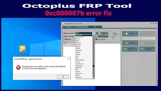 Octoplus FRp Tool unable to start correctly 0xc000007b error fix 100 ibypassnepal [upl. by Anoiuq]