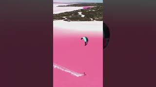 Lake hillier in Australia is a unique natural phenomenon [upl. by Ahseuqal]