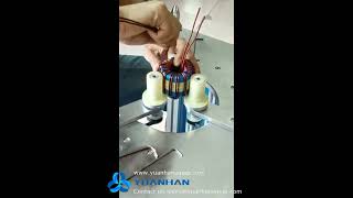 Pneumatic inductance coil winding machine  Yuanhan [upl. by Brynna21]