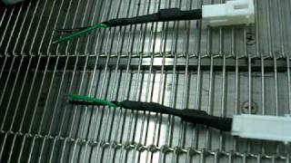 Heat shrinking tubing using an oven [upl. by Comyns]