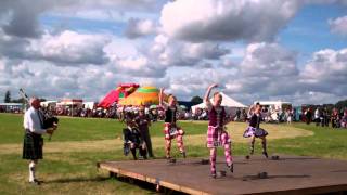 Scottish Sword Dance Blairgowrie and Rattray Highland Games Perthshire Scotland September 4th [upl. by Nuy]