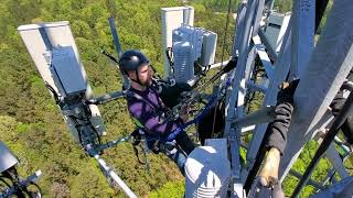 Bagpiping from a cell tower [upl. by Ssilb889]