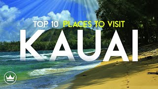 The Top 10 BEST Places To Visit in Kauai Hawaii 2023  UPDATE [upl. by Ieppet118]