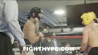 WOW MCGREGOR VS MALIGNAGGI SPARRING FOOTAGE MCGREGOR LIGHTS HIM UP AND DROPS HIM [upl. by Gnuh521]