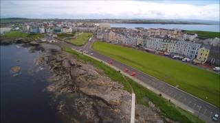 North Coast Portrush and surrounding cliffs and Dunluce Castle [upl. by Nailluj358]