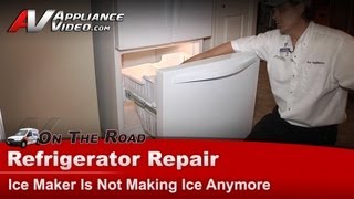 Whirlpool Refrigerator Repair  Not Making Ice  WRF560SEXW00 [upl. by Parks886]