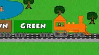 Vids4kidstv  Troubles Color Train [upl. by Arihat]