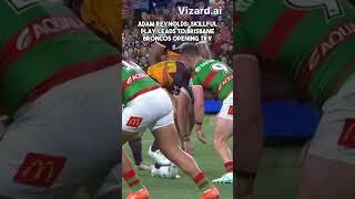 2024 NRL Round 2 Brisbane Broncos vs South Sydney Rabbitohs  Adam Reynolds Brilliant Play [upl. by Collier]