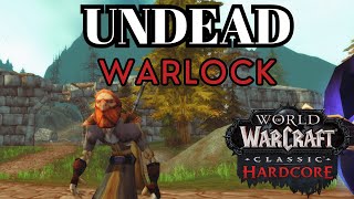 World of Warcraft Classic Hardcore  Undead Warlock  quotim a rouge what did u expectquot [upl. by Ettelra]