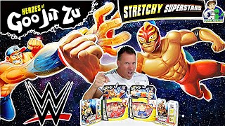 Heroes of Goo Jit Zu WWE Stretchy Superstars Knuckle Crunchers [upl. by Yanrahc4]