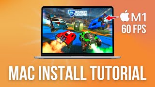 Play Rocket League 60 FPS flawlessly on Apple Silicon Mac using Game Porting Toolkit and Heroic [upl. by Nnaassilem]