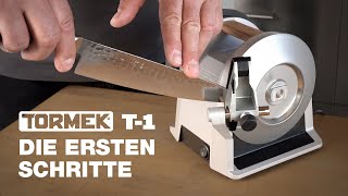 Die ersten Schritte  Tormek T1 Kitchen Knife Sharpener [upl. by Aimar949]