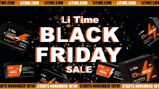 Start from 1118 LiTime Lithium Battery Black Friday Sale [upl. by Irovi]