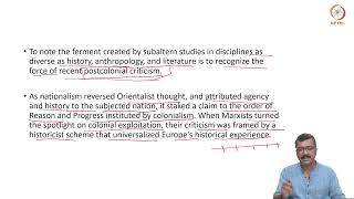 Subaltern Studies as Postcolonial Criticism [upl. by Lehplar]