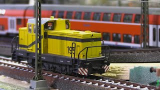 Montage der Viessmann Oberleitung  Märklin H0 Modellbahn [upl. by Perzan854]