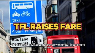 Tfl raise farestfl fare risestfl fare increasetransport for london fare increases [upl. by Mathe]