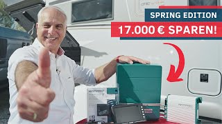 17000 € SPAREN 🔴 Carthago Wohnmobil SPRING EDITION 2024 [upl. by Atiuqet]