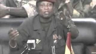 Le capitaine Dadis et les visiteurs jadis du Camp Alpha Yaya [upl. by Akcemat]